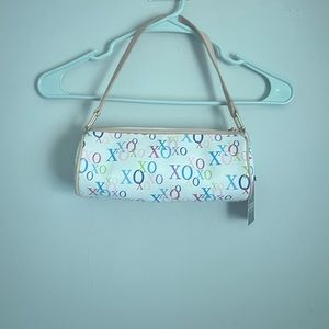 White and Colorful XOXO Handbag